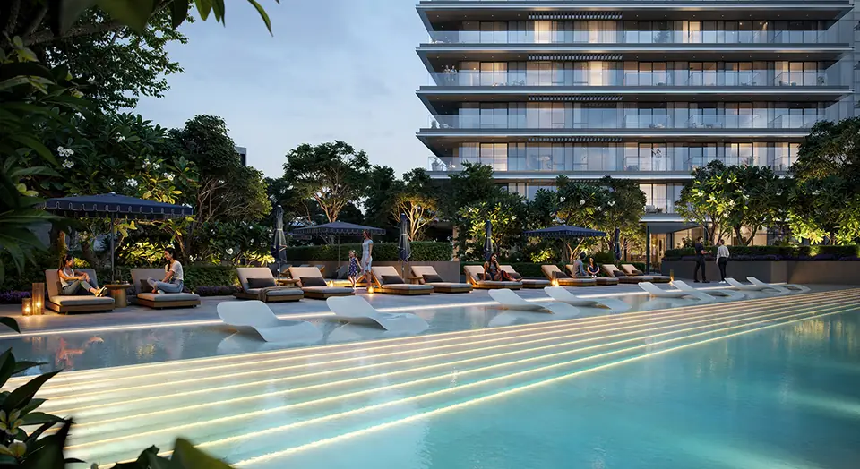 Altan — the residents' pool, render (Emaar)