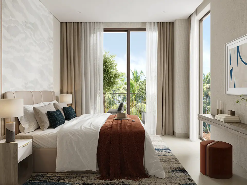 Mangrove — bedroom, render (Emaar)