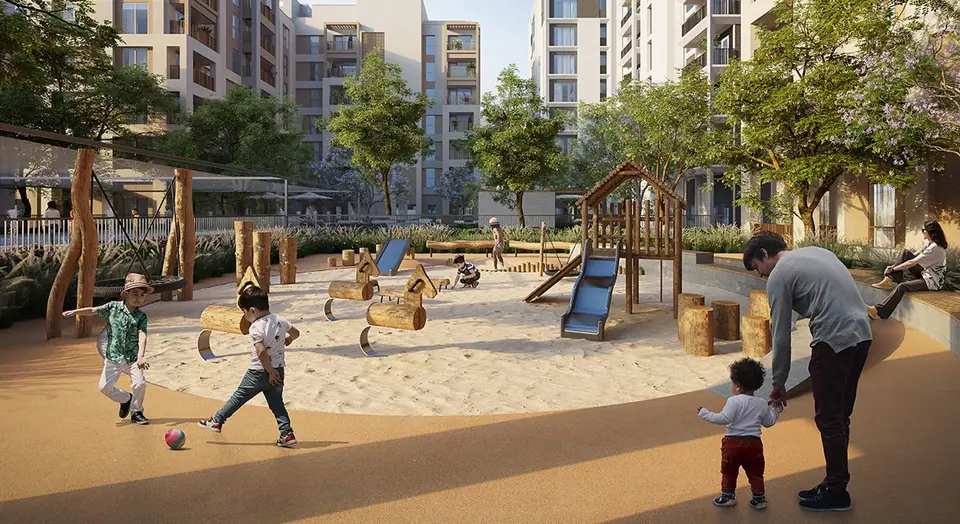 Savanna — children's playground, render (Emaar)