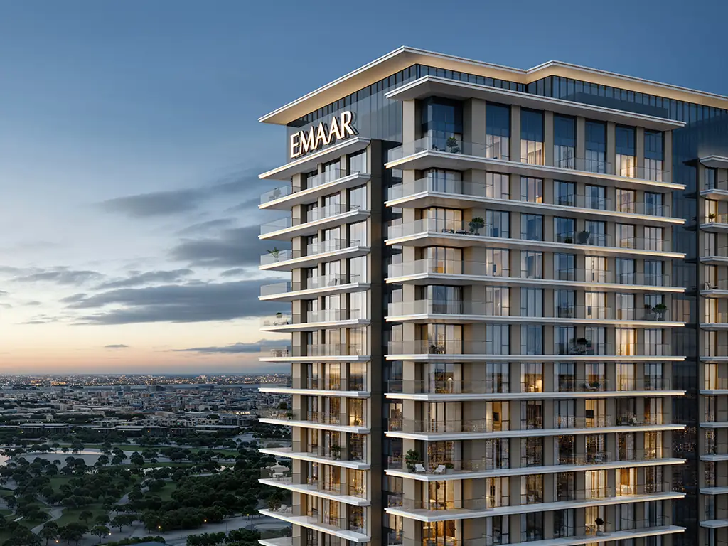 Silva — the tower at dusk, render (Emaar)