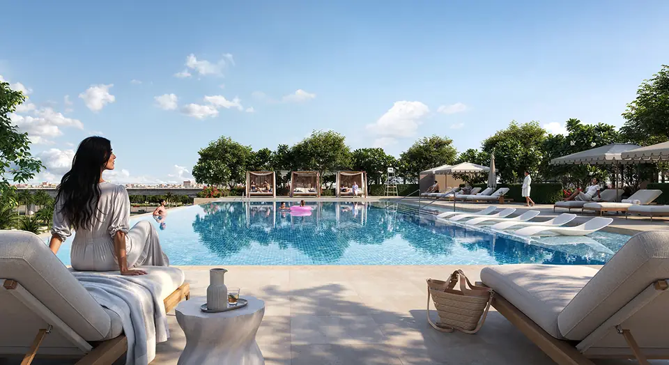 Silva — the residents' pool, render (Emaar)